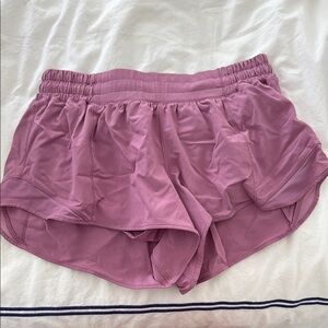 Lululemon Athletica Pink Athletic Shorts Moisture-Wicking Design